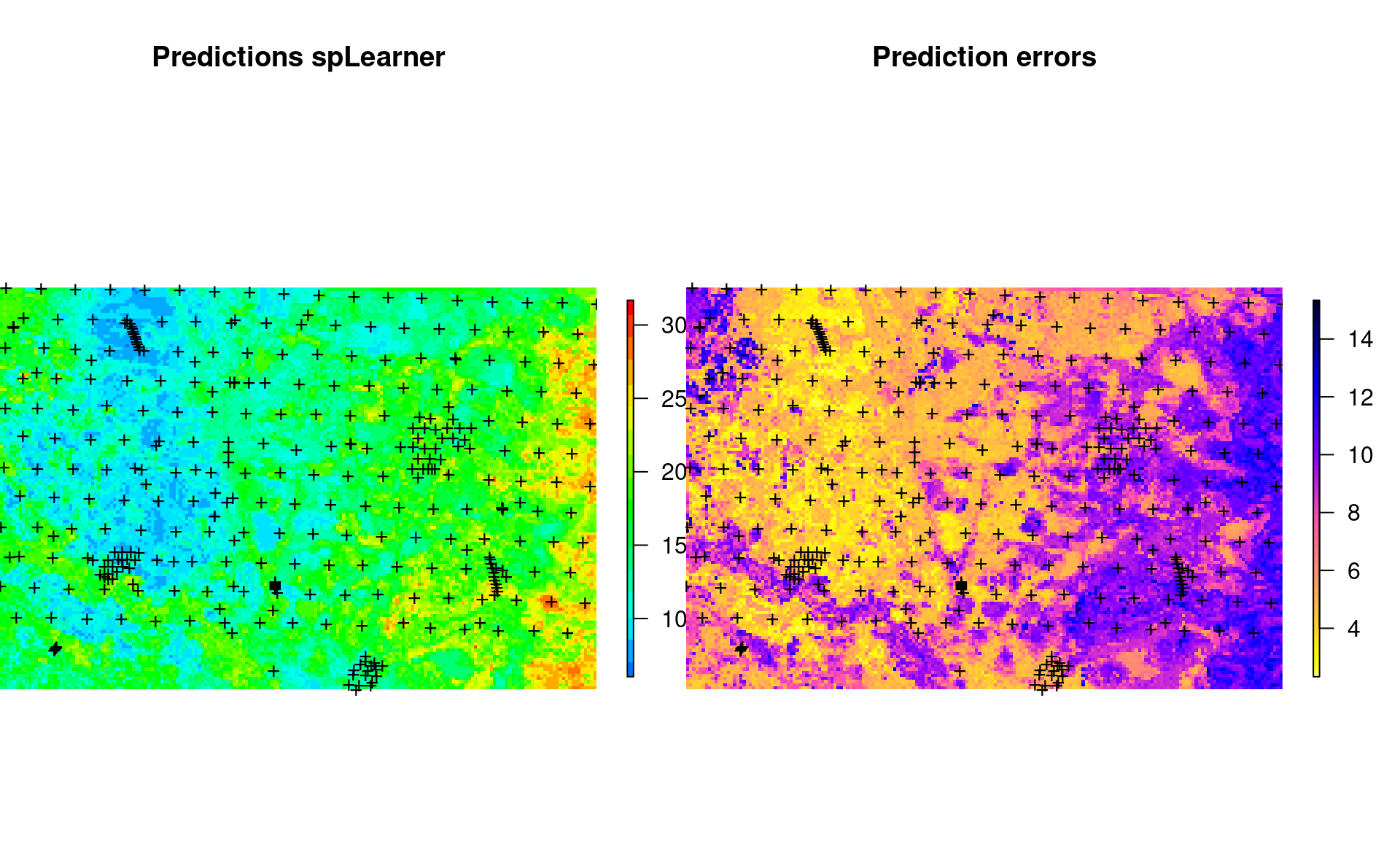 Predicted SOC content using 250-m covariates.